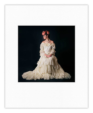 Woman with Vintage Hat